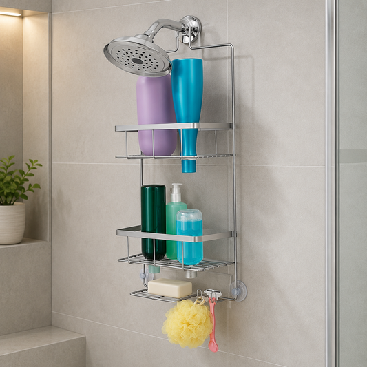 Premium Hanging Shower Caddy Organizer