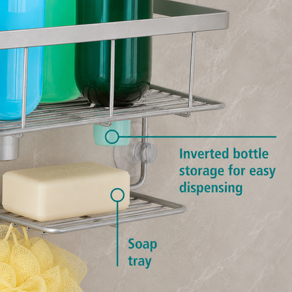 Premium Hanging Shower Caddy Organizer