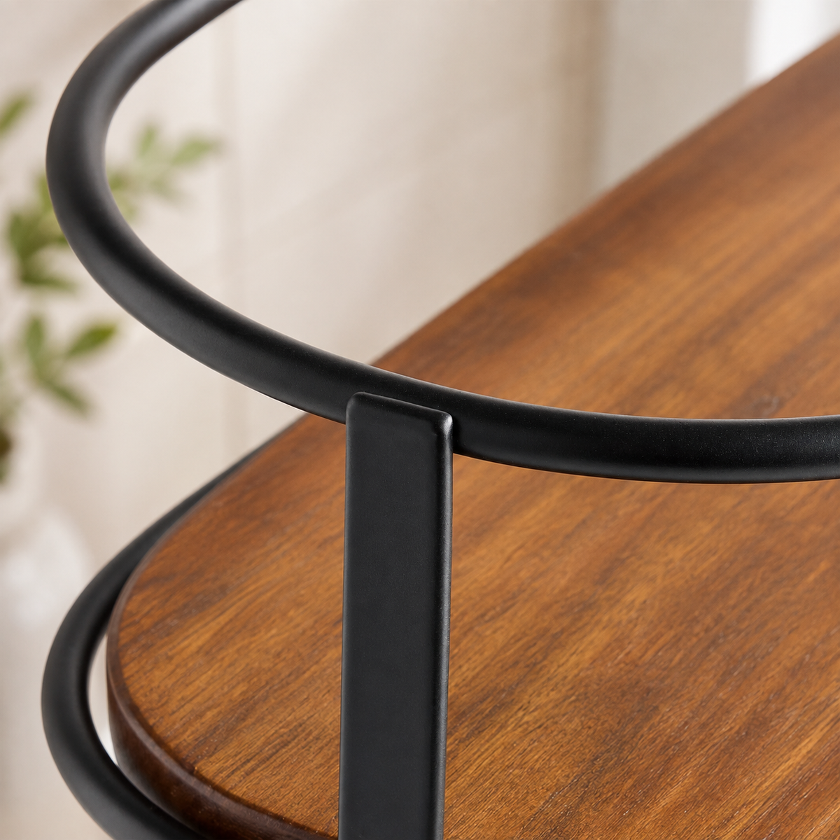 Two-Tier Acacia Wood Vanity Organizer